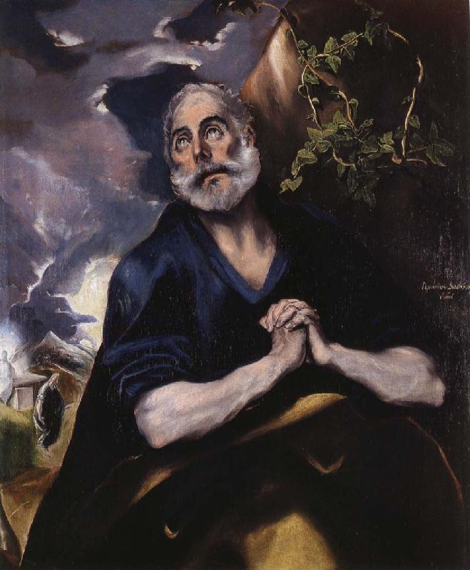 El Greco The Tears of St Peter oil painting image